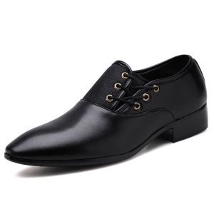 COD Sepatu Kerja Kantor Pantofel Pria Pantofel Formal PDH Tali Oxford Hitam Pria Sepatu Kulit Fantofel Murah 075