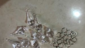 BANDUL KRISTAL AKRILIK TOMBAK 10 PCS PREMIUM GRADE A Gratis RING