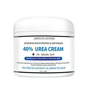 Urea Cream 40% Plus Salicylic Acid 2% – Maximum Strength Foot Cream for Dry Cracked Heels Callus Remover & Toenail Softener – Dead Skin Exfoliator for Feet Hands Elbows & Knees – Non-Greasy