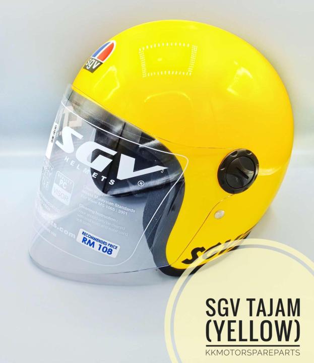 SGV TAJAM HELMET (YELLOW) Lazada