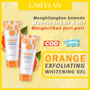 Gmeelan Orange Exfoliating Whitening Gel 50g Skincare Eksfoliasi Peeling Wajah Glowing dan Mengurangi Daki