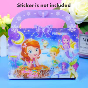 Dress Up Puffy Sticker Collecting Book Reusable Repeatedly Paste Gift For Girl Buku Stiker Kanak-Kanak 泡棉贴纸收集册