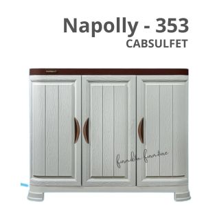 BUFFET KABINET PLASTIK NAPOLLY CABSULFET PREMIUM QUALITY LEMARI SERBAGUNA [NAPBOX]