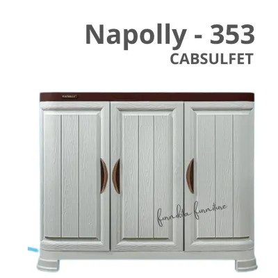 BUFFET KABINET PLASTIK NAPOLLY CABSULFET PREMIUM QUALITY LEMARI SERBAGUNA [NAPBOX]