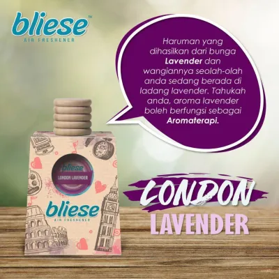 BLIESE Pewangi Bilik Pewangi Kereta Pewangi Rumah Car Perfume Home Fragrance Car Fragrance BIRKEN Air Freshener Home