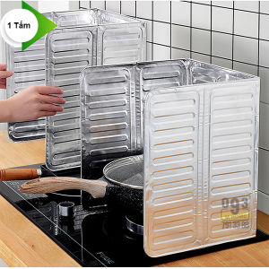 Combo 2 Tấm Chắn Dầu Mỡ Dụng Cụ Nhà Bếp Tấm Ngăn Dầu Mỡ Vách Mỡ