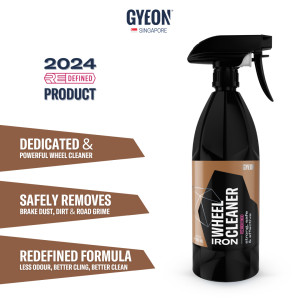 GYEON Q2M Iron WheelCleaner REDEFINED 1000ml - Highly Effective Dedicated Automotive Car Care Decontamination Wheel Rim Cleaner