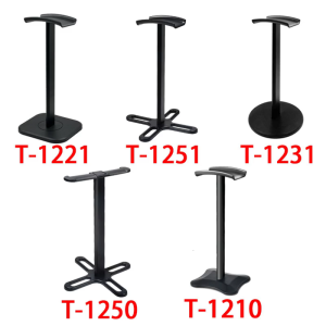 Quick Installation Toolless Headsets Holder With Plastic Base For Home Office Organization