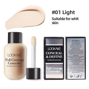 👑ES 95 High Coverage Liquid Concealer For blemish prone skin Face Eye Lip Waterproof Makeup 12g全托管小奶瓶遮瑕液轻薄服帖遮瑕膏遮痘印黑眼圈