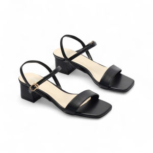 Giày Sandal Cao Gót Nữ 4cm Quai Ngang Pixie H315