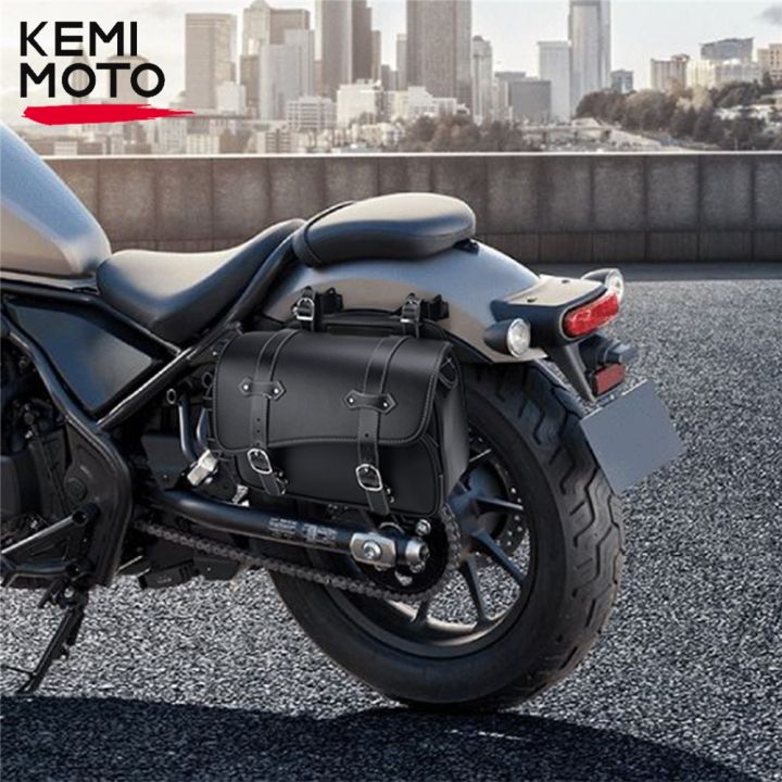 ❦✲▤ Motorcycle Saddlebag For Honda Rebel 250 300 500 (CMX500
