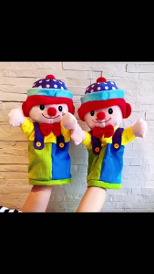 Interactive Learning Clown Hand Puppet With Colorful Design Encourages RolePlay Activity And Vocabulary Building