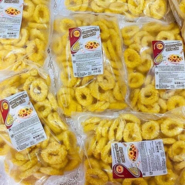 1Kg Gà Nugget Vòng Chiên Giòn Cp/ gói 300g