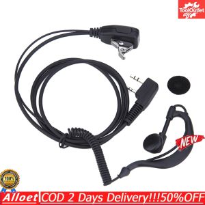 [ToolOutlet] 2 PIN Earpiece Headset PTT MIC Walkie Talkie Earbud for UV5R Kenwood HYT