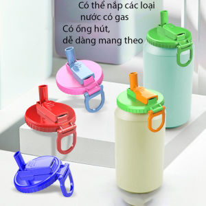 ( Ngẫu nhiên) Nắp bình nước có ống hút tiện lợi – An toàn bền bỉ chống tràn mới nhất 2025