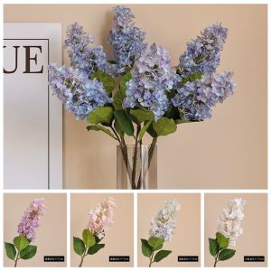 GTRBFDS Silk Flower Artificial Hydrangea Flowers Arrangement Accessories Decor Props Artificial Flowers Simulation Flowers Branch Home Decor