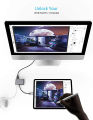 USB Type C To HDMI VGA Adapter Hub 4 in 1 USB3.0 PD Charging Multi 1080P VGA Splitter Converter for MacBook Pro/iPad, HUAWEI Mate 20/30/40 Pro, Samsung Galaxy S22/S8/S9/Note 8 , HDMI Video Adapter Converter. 