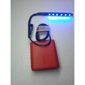 Biru Lampu Led Aquarium Jepit Kabel Usb