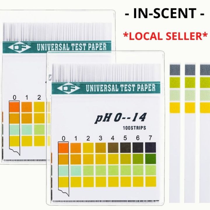 pH Paper | 100 Strips | Wide Range 0 - 14 | Litmus | Universal ...