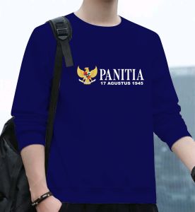 Sale Spesial Sweater Pria Wanita Panitia 17 Agustus Kaos Garuda Pancasila Crewneck Dirgahayu Hut RI