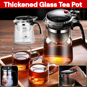 Thickened Glass Tea Pot Household Glass Kettle Filtered Heatresistant Glass Tea Set Tea Brewer 茶壶玻璃加厚