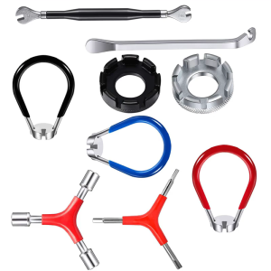 Bicycles Spoke Wrench Wheel Centring Universal Nipples Tensioner Portable Bike Spoke Adjustment Tool for Bike Repair