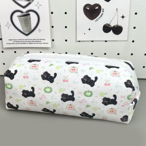 【จัดส่งภายใน 2-3 วัน】 กระเป๋าใส่ดินสอพิมพ์ลายแมวน่ารักกระเป๋าเก็บของใช้เป็นของขวัญสำหรับสอนกระเป๋าเครื่องสำอางกระเป๋าเครื่องเขียน