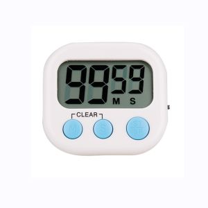 COD【Local Deliver】Electronic Kitchen Timer LCD Display Large Screen Electronic Timer Positive Negative Baking Timer Reminder Timing Big Loud Alarm