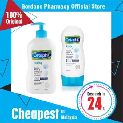 Cetaphil Baby Gentle Wash & Shampoo 230ml 400ml