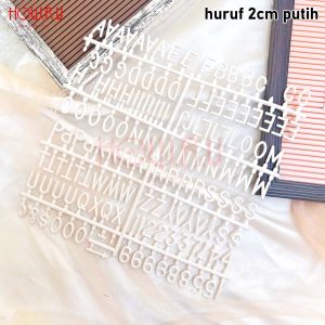 HOW.R.U | 2-5cm - Huruf Tambahan untuk Letter Board / Papan Nama Bayi / Menu Cafe / Properti Foto