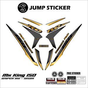 Stiker striping mx king 150 grafis variasi 035