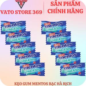 Kẹo gum MENTOS fresh action hương bạc hà khuynh diệp viên 2.8g