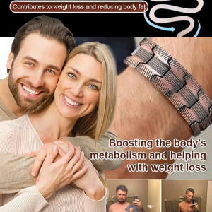 Magnets Magnetic Therapy Bracelets Magnetic Copper Bracelet Energy Balance Arthritis Pain Relief Jewelry Cure Rheumatism Far Infrared Thermal Effect Metabolism Decompressing Nerve System Skin Absorption