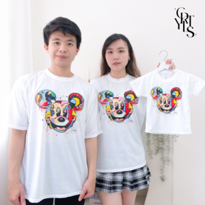 Carotyles Baju Atasan Kaos Couple Keluarga Family Wanita Anak Perempuan Laki Laki Pasangan Oversize Jumbo Lengan Pendek Panjang Korean Style Terbaru Mk Colour