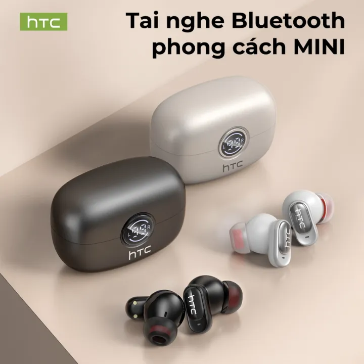 HTC ne79 ai dịch Tai nghe Bluetooth 6.0 Tai nghe không dây thời gian thực ai dịch 72h pin cuộc sống enc Microphone IPX5 nhẹ chống nước. | BigBuy360 - bigbuy360.vn