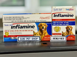 INFLAMINE - [ BÁN LẺ VIÊN ] - SẢN PHẨM HỖ TRỢ HÔ HẤP  GIẢM DỊ ỨNG CHO CHÓ MÈO - HÀNG CHÍNH HÃNG Á CHÂU