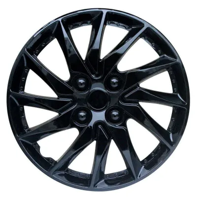 Black car modification universal wheel hub cap 12 Inch 13 Inch 14 Inch 15 Inch 16 Inch 17 Inch Steel Rim Wheel Cover