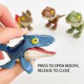 Finger Dinosaur Tricky Tyrannosaurus Model Biting Hand Fidget Jurassic Dino Toy For Children Animal Movable Joints T-Rex Gifts. 