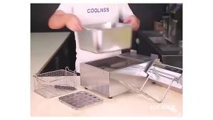 8L&10L 4.5KW Electric Deep Fryer Commercial Stainless Steel Single Tank Dapur goreng elektrik 油炸機