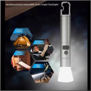 Outdoor Lights Long-lasting Battery Life Emergency Light Charging Indicator Soft Hood