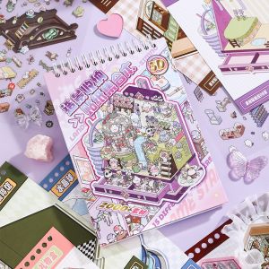 [KW] 15 Best-Selling Scenery Stickers Collection – Scene Sticker Book | Landscaping Scene Stickers | All-in-One Collection
