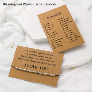 Tự làm morse mã Vật liệu làm vòng tay Kit 400 miếng đệm tròn hạt 400 ống dài hạt 20 morse mã giải mã 1roll dây sáp