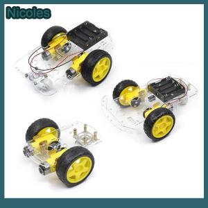 [Nicoles] DIY Avoidance Tracking Motor Smart Robot Car Chassis Kit With Speed Encoder Battery Box 2WD 4WD Module For UNO R3