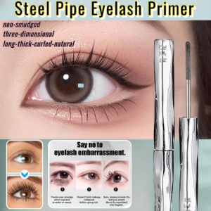 Steel Pipe Eyelash Primer Thick Long Curled Natural Mascara Base Eyelash Primer Waterproof Sweatproof Eyelash Primer Three-Dimensional Non-Smudged