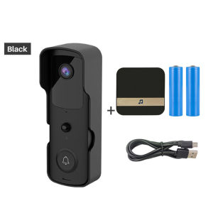 Tuya smart low power consumption wifi night vision intercom doorbell 1080p ultra wide angle security waterproof camera