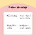 10PCS Writing Composition notebook 80 Leaves A5 grade 1-5 School YARN Waterproof 10Colors notepad. 