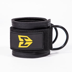【Ready Stock】Adjustable Padded Ankle Wrist Cuffs Padded Straps D-Ring Glute Kickback for Cable Machine Ideal for Glutes Exercises