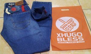 CELANA JEANS DENIM PANJANG PRIA DEWASA TERBARU- CELANA JEANS PANJANG PRIA SLIM FITT TERBARU HUGO BLESS  JEANS PRIA SLIM FIT HUGOBLESS JEANS DENIM