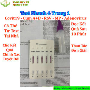 Phát Hiện Nhanh Bệnh Đường Hô Hấp 6 Trong 1 Covit19 Cúm A Cúm BRSVADVMP Chính Xác Tuyệt Đối