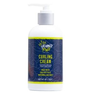YOUNG KING HAIR CARE Kids Curl Cream for Wavy Kinky and Curly Hair Curl Defining Moisturizing & Softening with Shea Butter and Marshmallow Root (8.02)